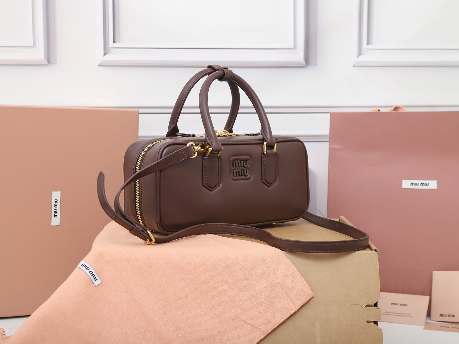 Bolso Arcadie de piel Miu Miu - Imagen 2