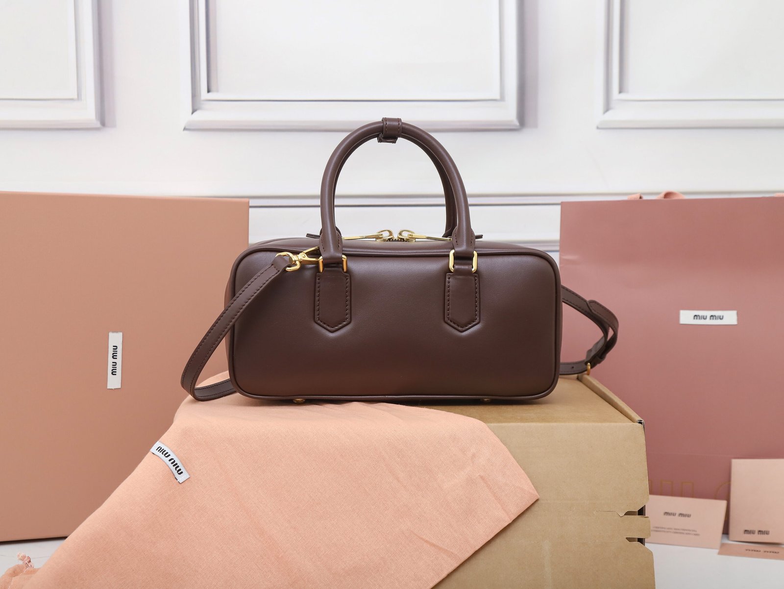 Bolso Arcadie de piel Miu Miu - Imagen 4