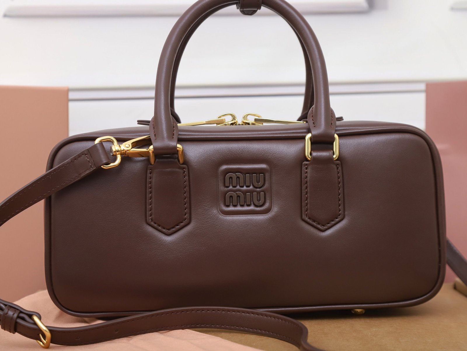 Bolso Arcadie de piel Miu Miu - Imagen 6