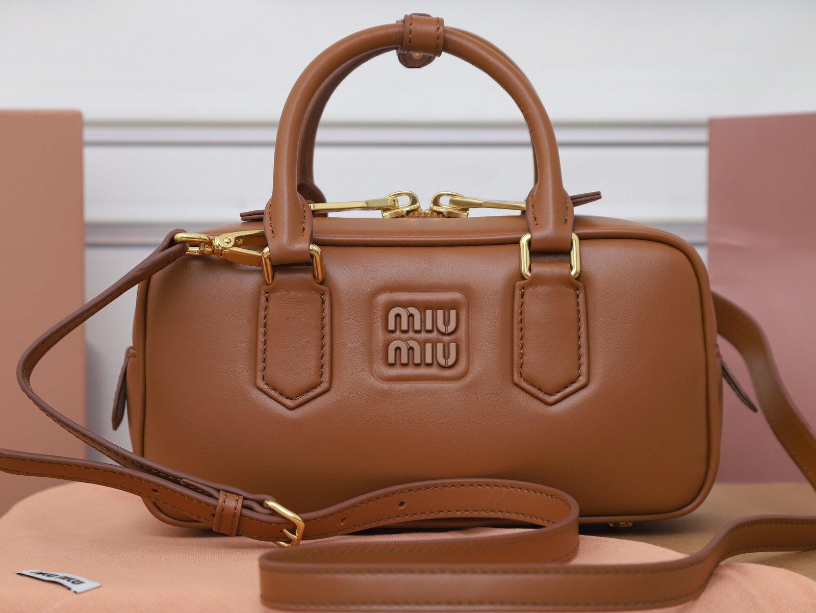 Bolso Arcadie de piel Miu Miu - Imagen 6