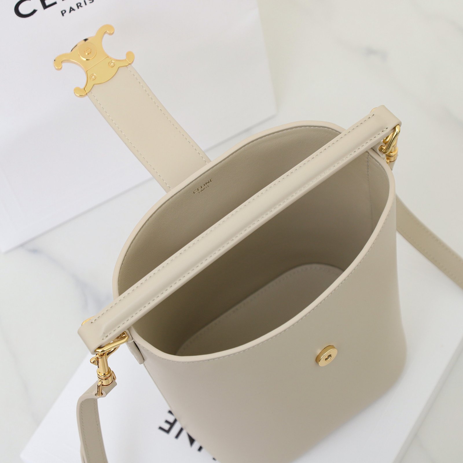 Bolso Cubo Pequeño Louise Celine - Imagen 8