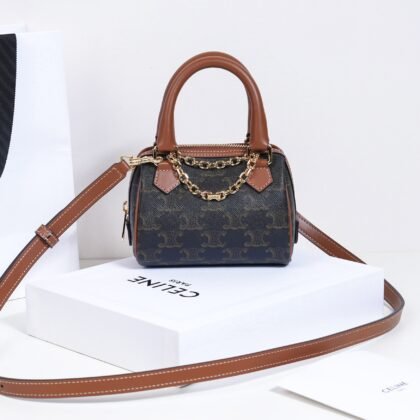 Minibolso Boston De Lona Triomphe Celine