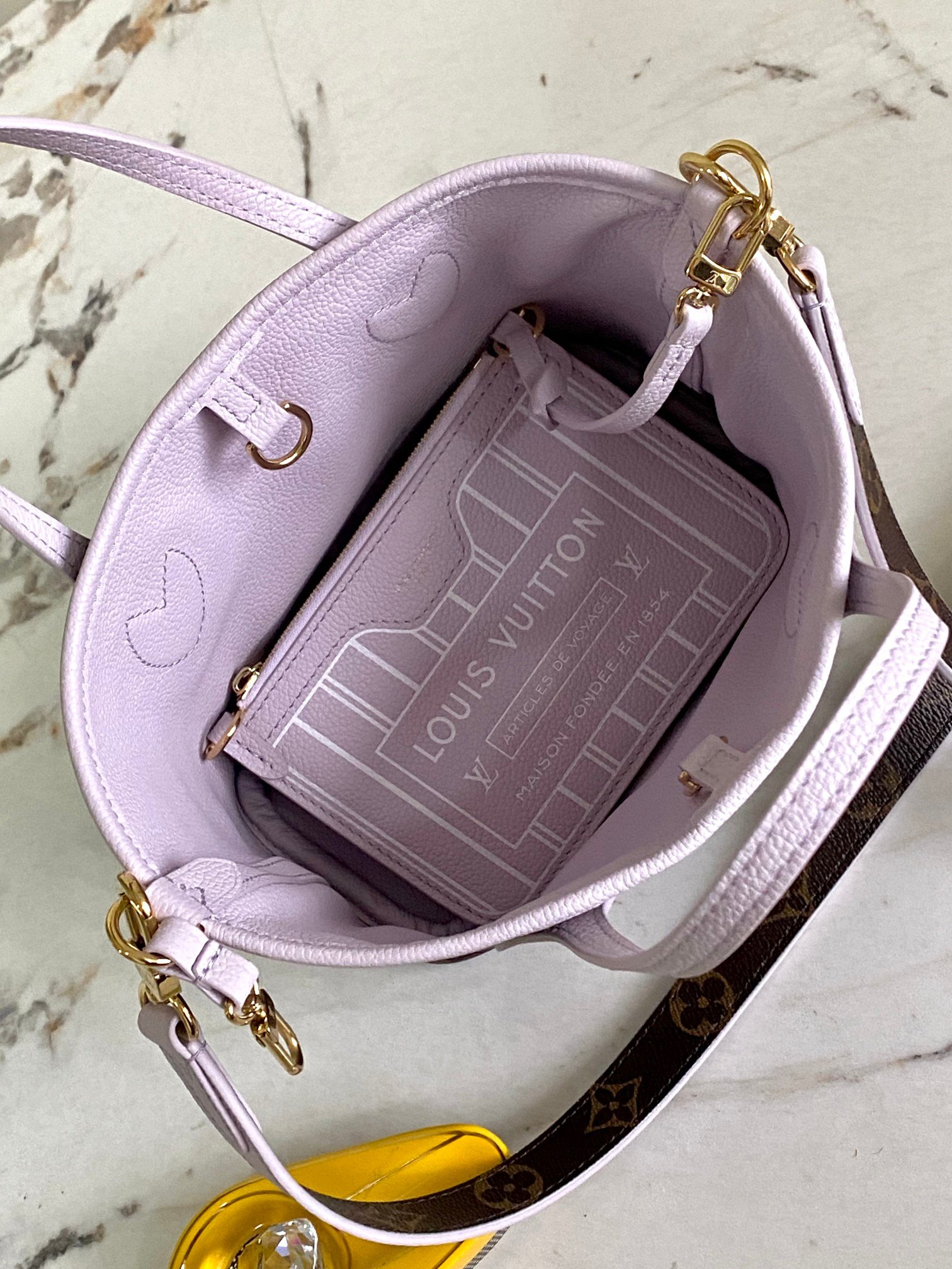 Bolso Neverfull Inside Out BB con bandolera Louis Vuitton - Imagen 14