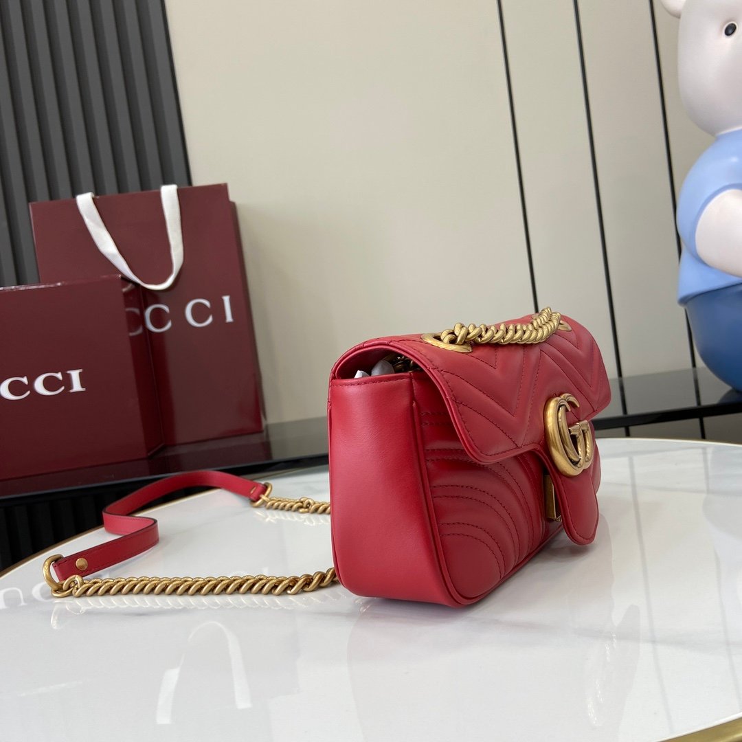 Bolso de hombro GG Marmont tamaño pequeño Gucci - Imagen 2
