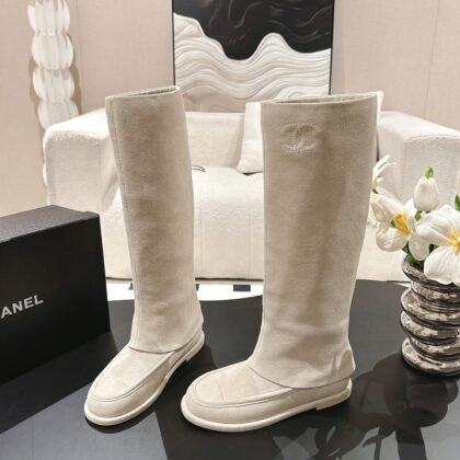 Botas Suede Altas Chanel