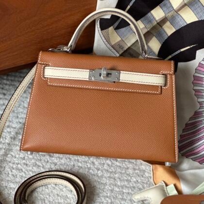 Bolso Mini Kelly Hermes (Hecho a mano)