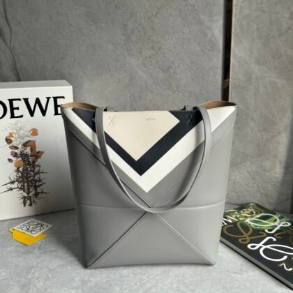 Bolso Puzzle Fold tote mediano Loewe