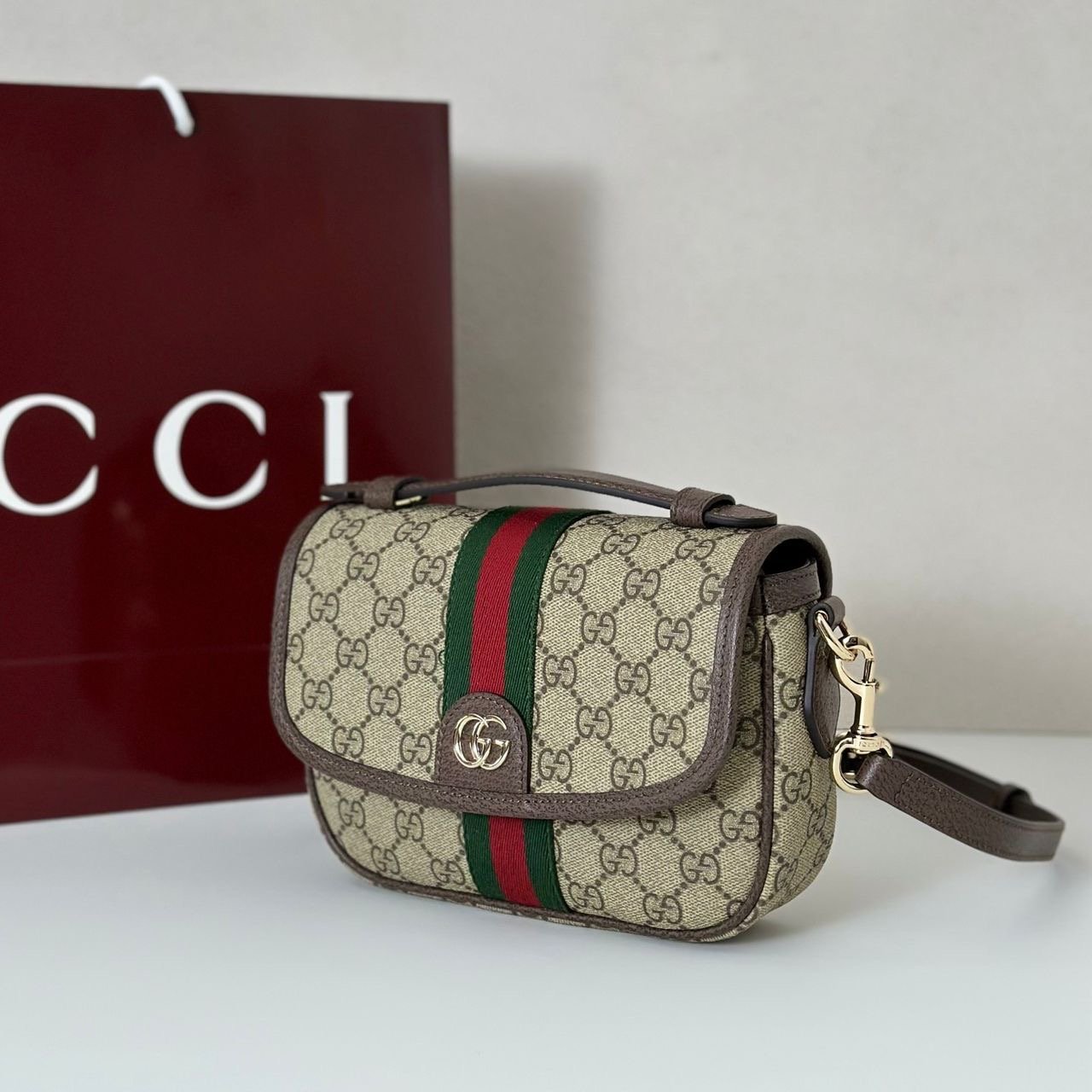 Bolso de mano Ophidia pequeño Gucci - Imagen 2