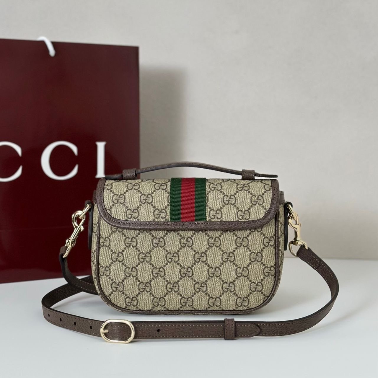 Bolso de mano Ophidia pequeño Gucci - Imagen 4