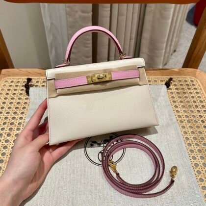 Bolso Mini Kelly Hermes (Hecho a mano)