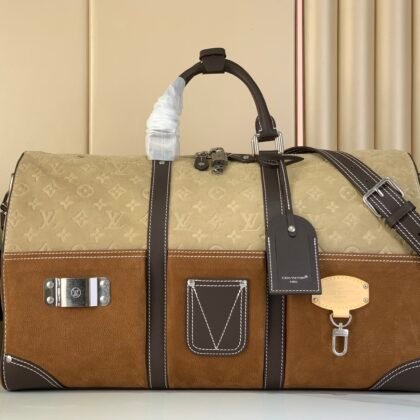 Bolsa de viaje Keepall 50 con bandolera Louis Vuitton