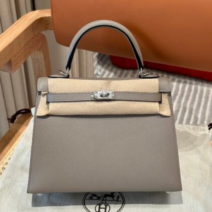 Bolso Kelly 25 Hermes (Hecho a mano)