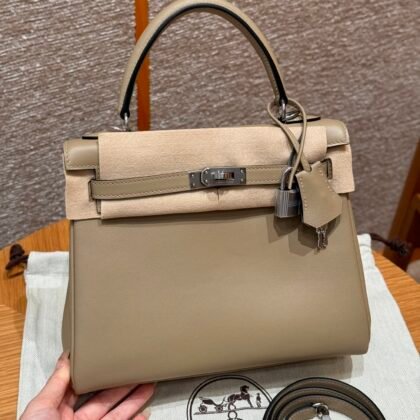 Bolso Kelly 25 Hermes (Hecho a mano)