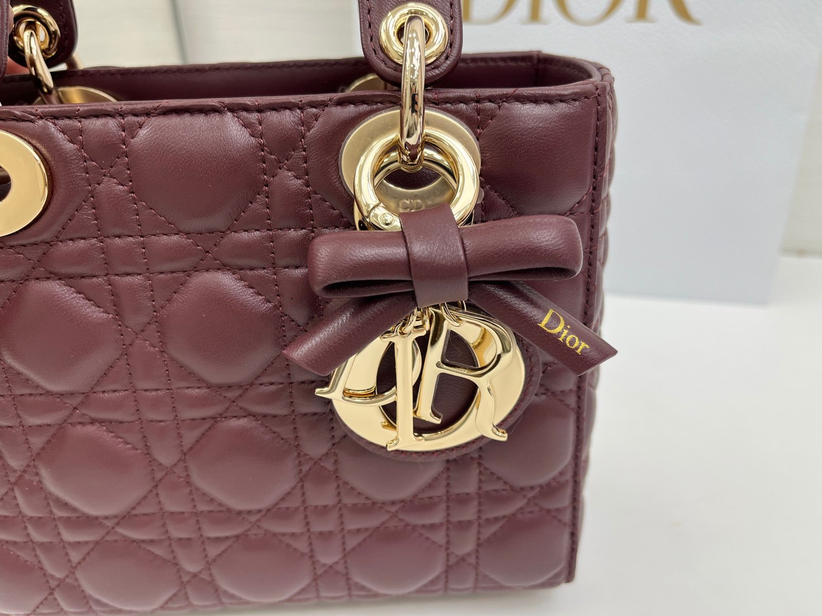 Bolso mini Lady Dior - Imagen 7