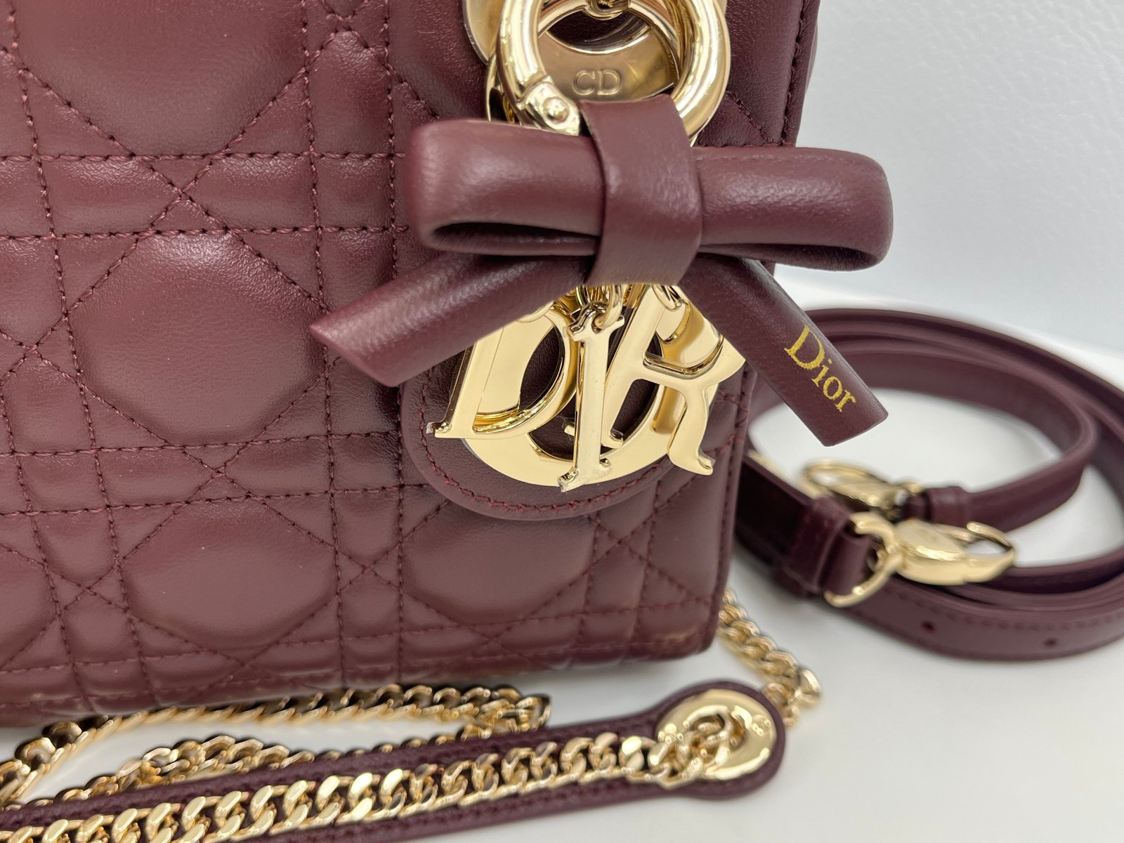 Bolso mini Lady Dior - Imagen 6