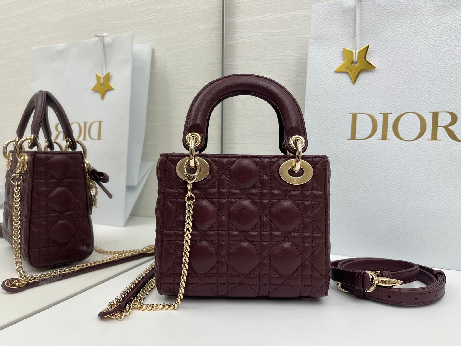 Bolso mini Lady Dior - Imagen 3