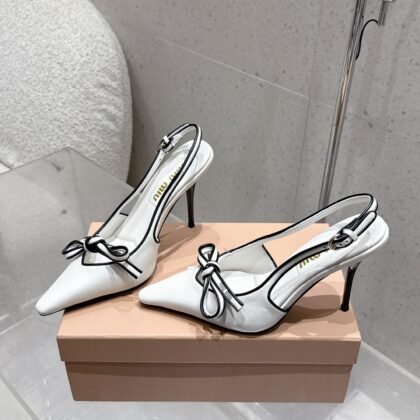 Zapatos Slingback con Lazo Miu Miu