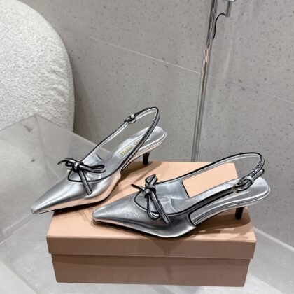 Zapatos Slingback con Lazo Miu Miu