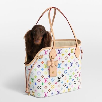 Transportín para perro Neverwoof MM LV x TM Louis Vuitton