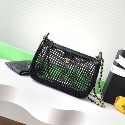 Bolso Mesh Clutch con cadena Chanel