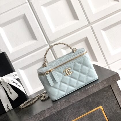 Bolso Vanity alargado con cadena Chanel