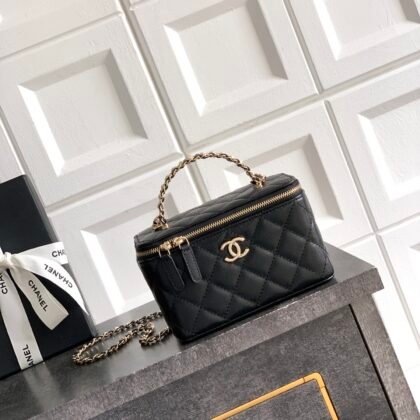 Bolso Vanity alargado con cadena Chanel