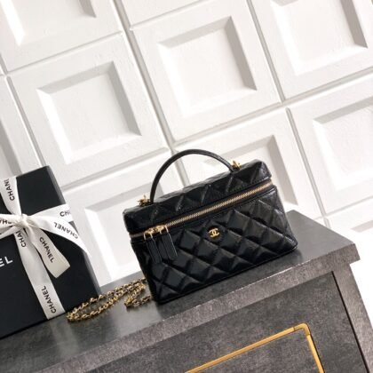 Bolso Vanity alargado con cadena Chanel