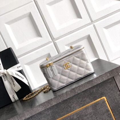 Bolso Vanity alargado con cadena Chanel