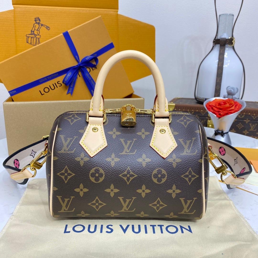 Bolso Speedy 20 con bandolera Louis Vuitton