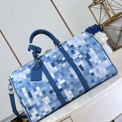 Bolsa de viaje Keepall 50 con bandolera Louis Vuitton