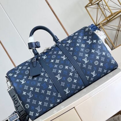 Bolsa de viaje Keepall 50 con bandolera Louis Vuitton